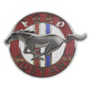 Vintage Ford Mustang Logo Embossed Metal Sign